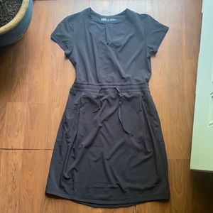 REI black medium travel dress